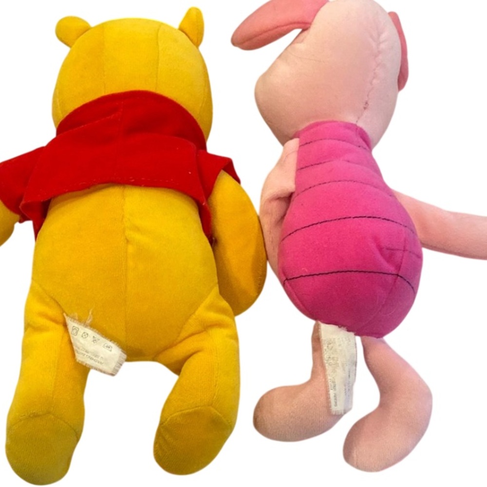 Disney Pooh & Piglet lot of 6 plush 6”-11” - Picture 13 of 16